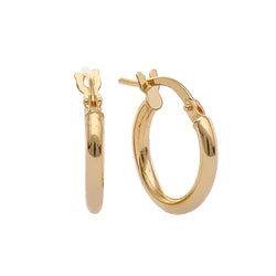 Classic Round Hoops 9ct gold