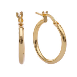 Classic Round Hoops 9ct gold