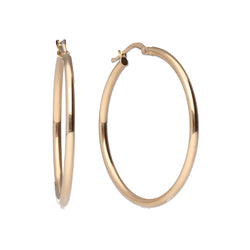 Big Classic Round Hoops 9ct gold