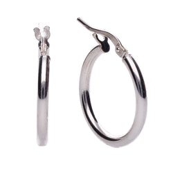 Classic Round Hoops 925 Silver