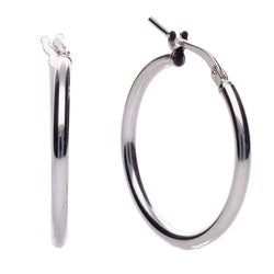 Classic Round Hoops 925 Silver