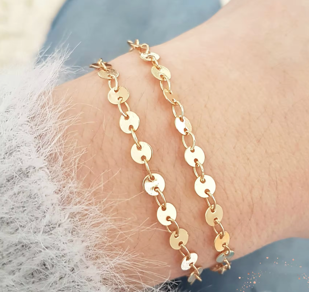 Coin Chain Bracelet