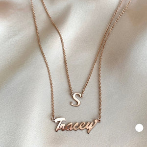 Name Necklace Gold