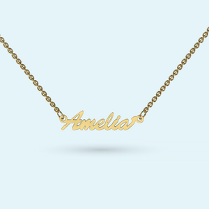 Name Necklace Gold